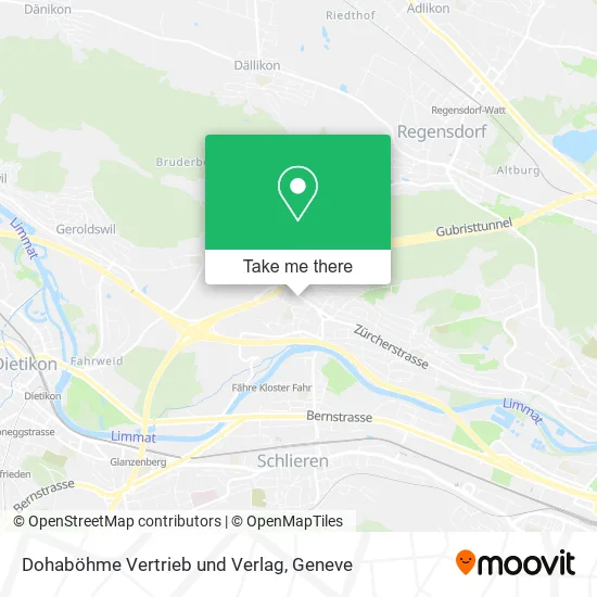 Dohaböhme Vertrieb und Verlag map