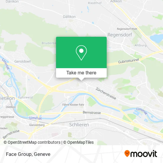 Face Group map