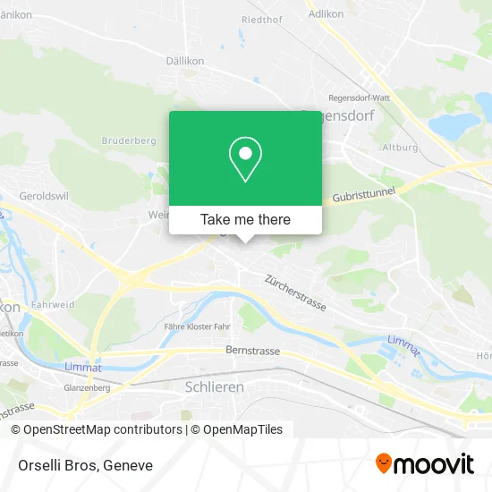 Orselli Bros map