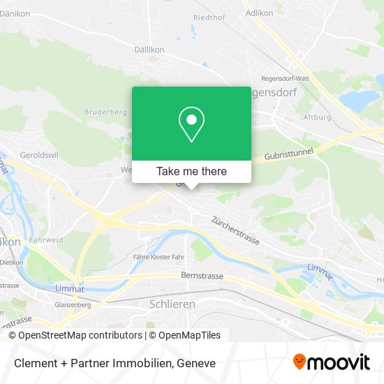 Clement + Partner Immobilien map