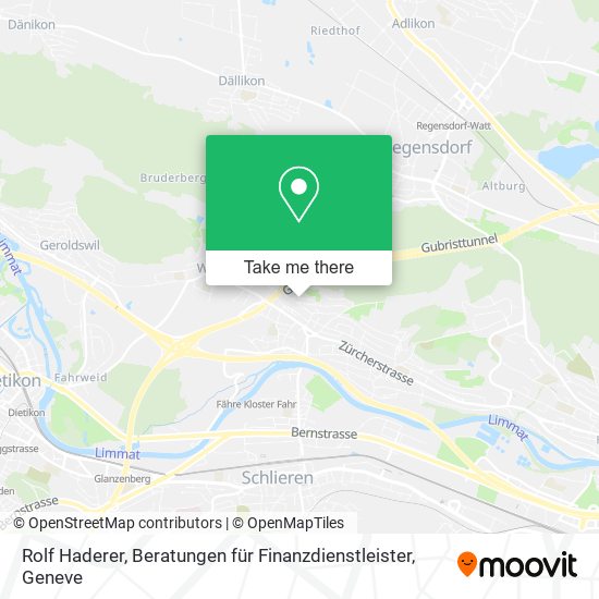 Rolf Haderer, Beratungen für Finanzdienstleister map