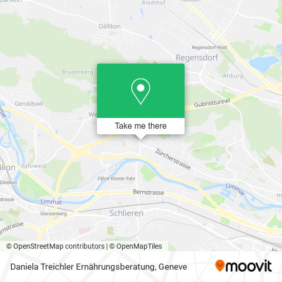 Daniela Treichler Ernährungsberatung map