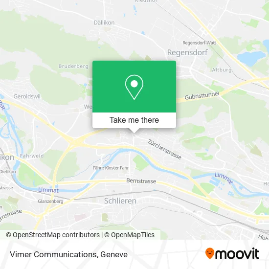 Vimer Communications map