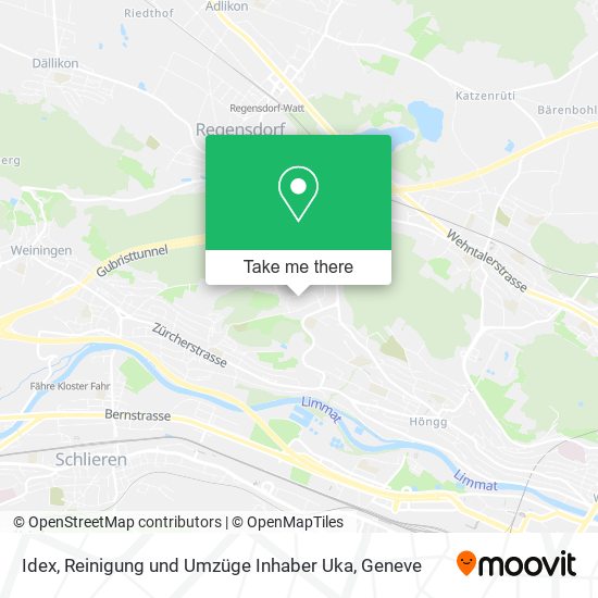 Idex, Reinigung und Umzüge Inhaber Uka map