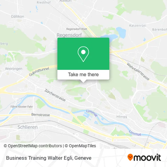 Business Training Walter Egli map