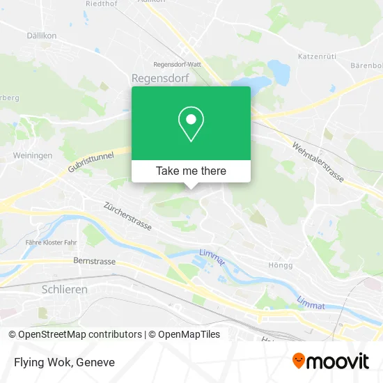 Flying Wok map