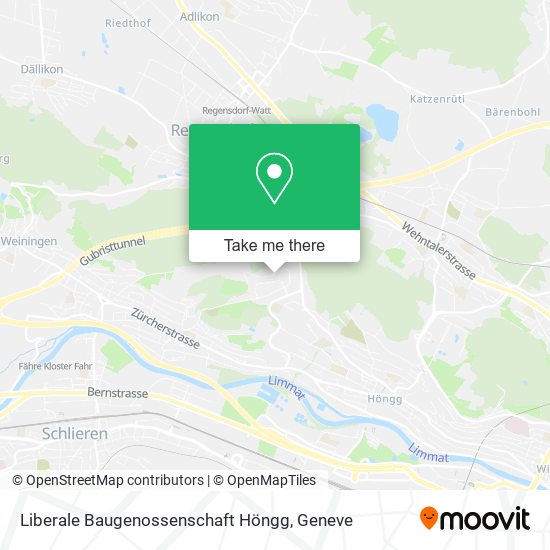 Liberale Baugenossenschaft Höngg map