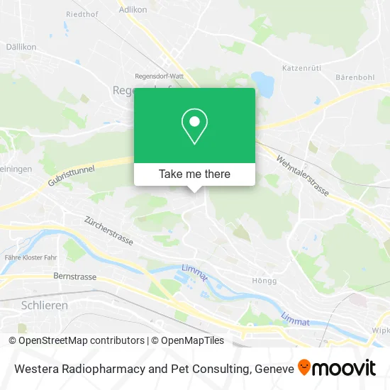 Westera Radiopharmacy and Pet Consulting map