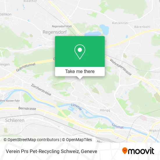Verein Prs Pet-Recycling Schweiz map