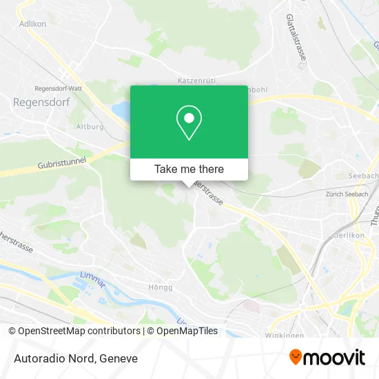 Autoradio Nord map