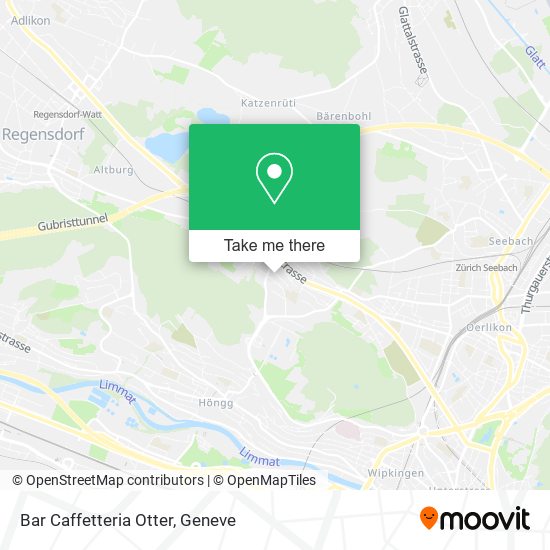 Bar Caffetteria Otter map