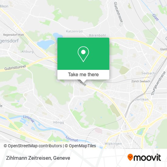 Zihlmann Zeitreisen map