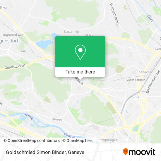 Goldschmied Simon Binder map