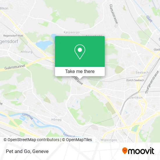 Pet and Go map
