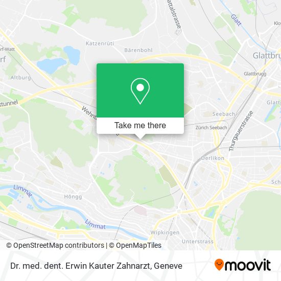 Dr. med. dent. Erwin Kauter Zahnarzt map