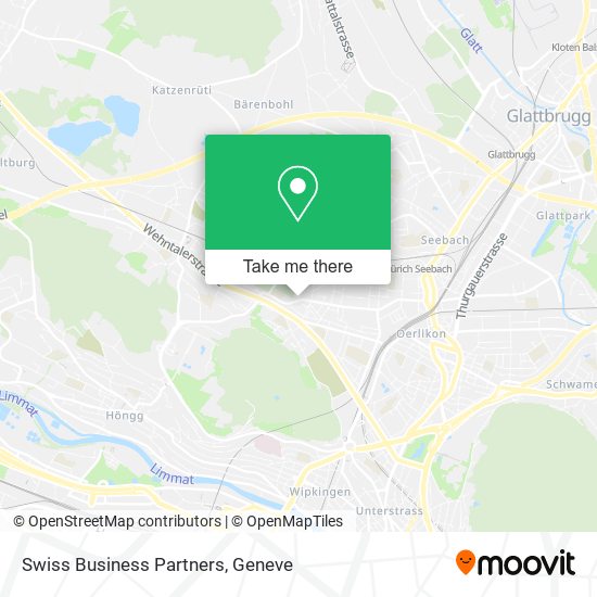 Swiss Business Partners map