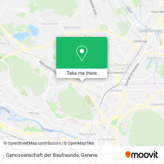 Genossenschaft der Baufreunde map