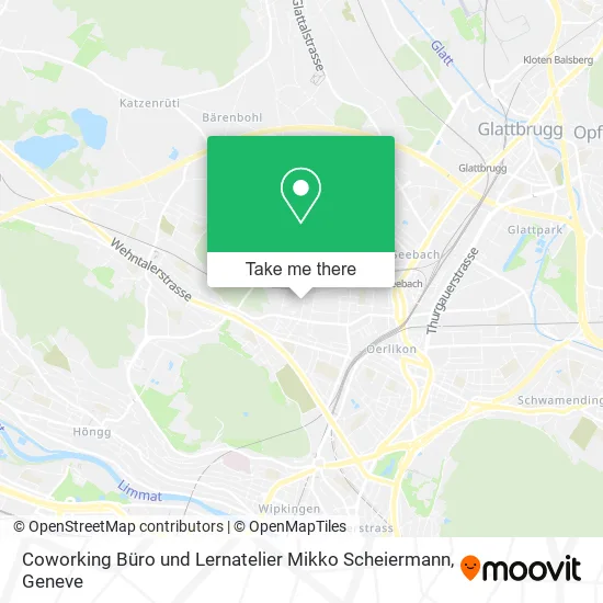 Coworking Büro und Lernatelier Mikko Scheiermann map