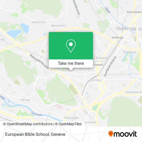 European Bible School map