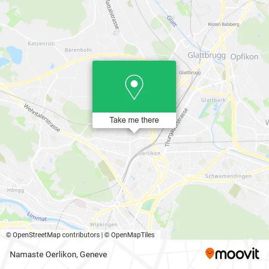 Namaste Oerlikon map