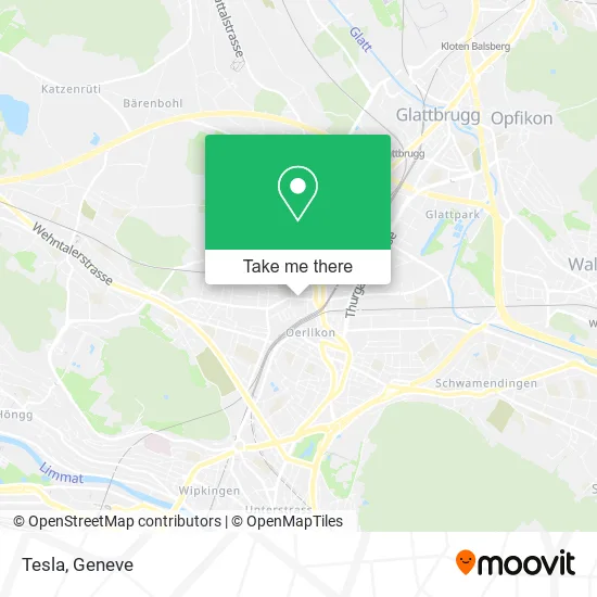 Tesla map