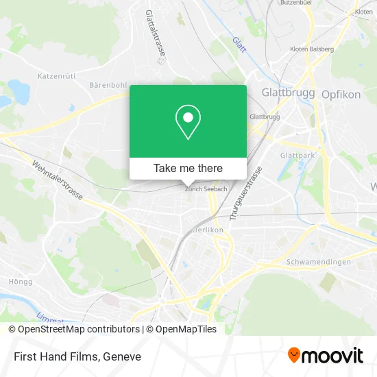 First Hand Films map