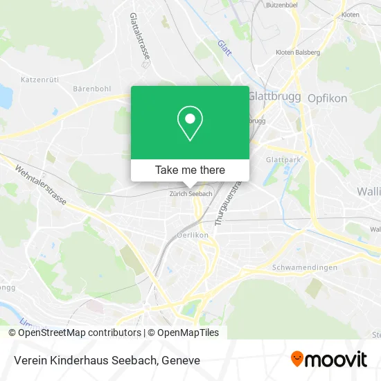 Verein Kinderhaus Seebach map