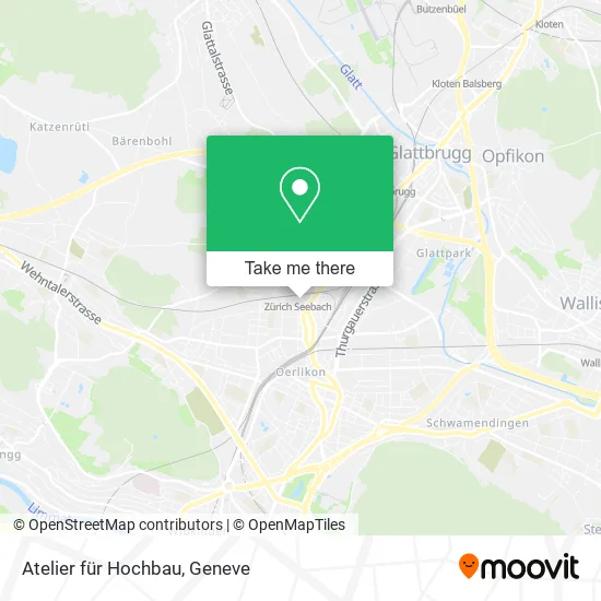 Atelier für Hochbau map