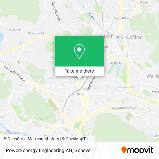Power2energy Engineering AG map
