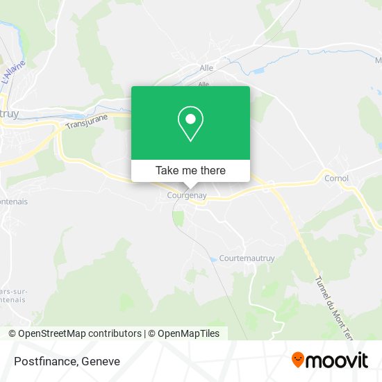 Postfinance map