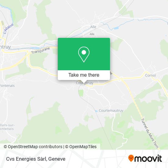 Cvs Energies Sàrl map