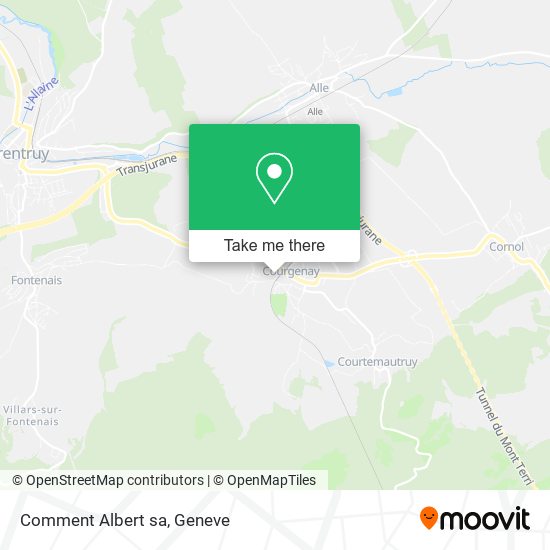 Comment Albert sa map