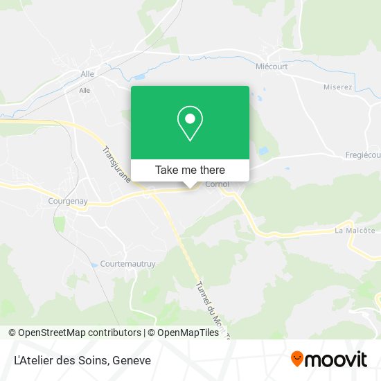 L'Atelier des Soins map