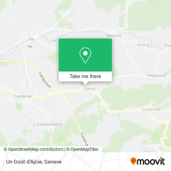 Un Goût d'Ajoie map