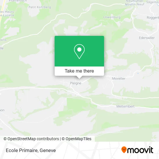 Ecole Primaire map