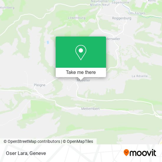 Oser Lara map