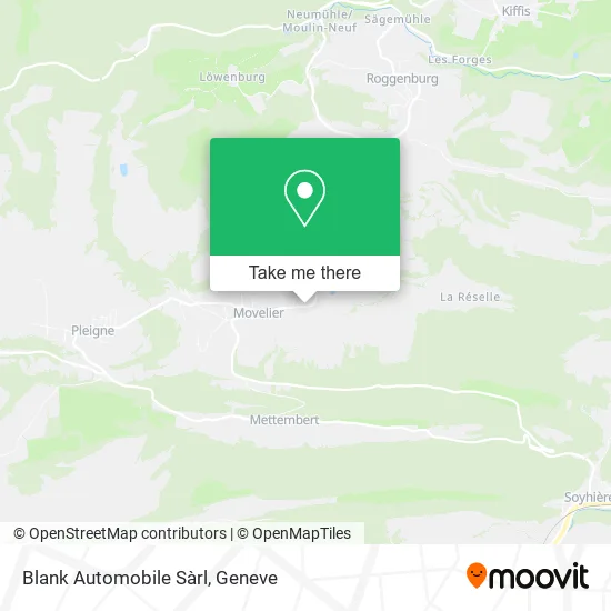 Blank Automobile Sàrl map