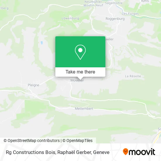 Rg Constructions Bois, Raphaël Gerber map