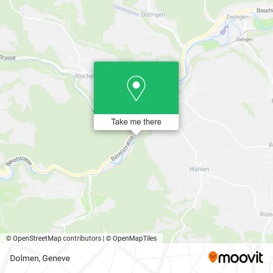 Dolmen map