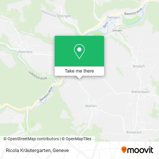 Ricola Kräutergarten map