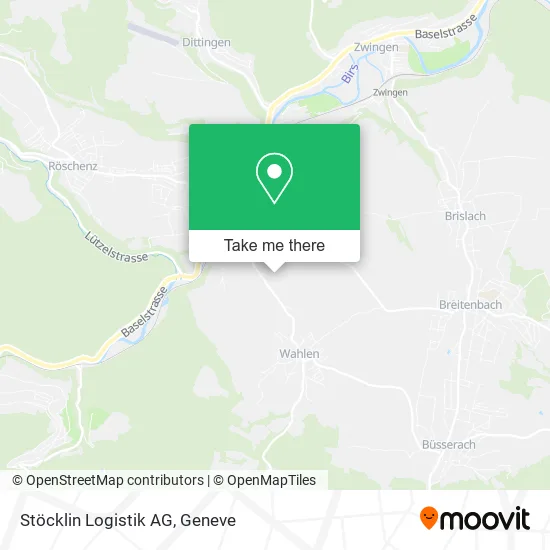 Stöcklin Logistik AG map