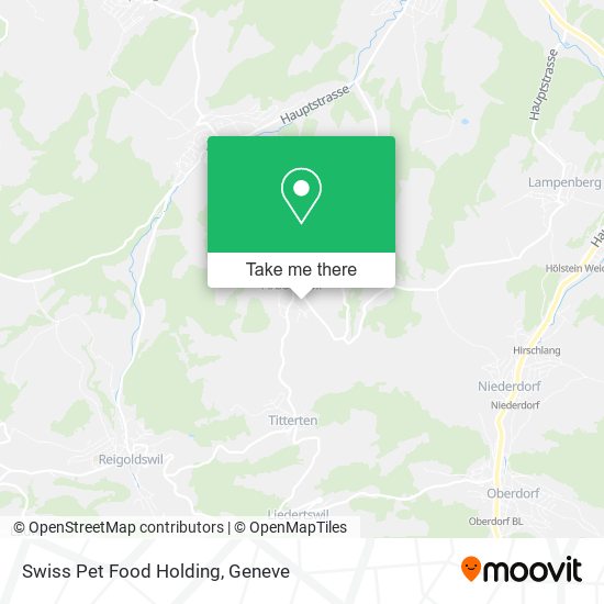 Swiss Pet Food Holding map