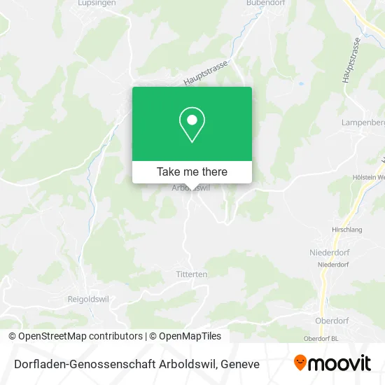 Dorfladen-Genossenschaft Arboldswil map