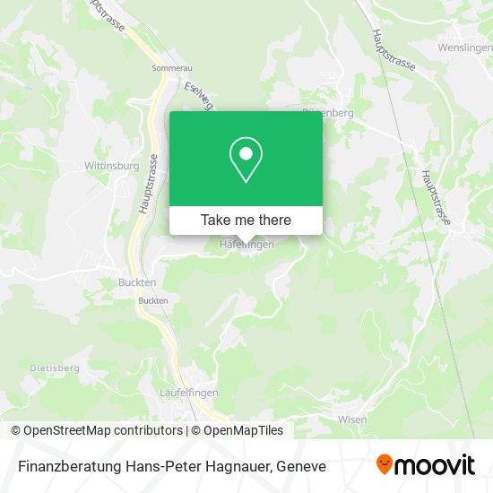 Finanzberatung Hans-Peter Hagnauer map