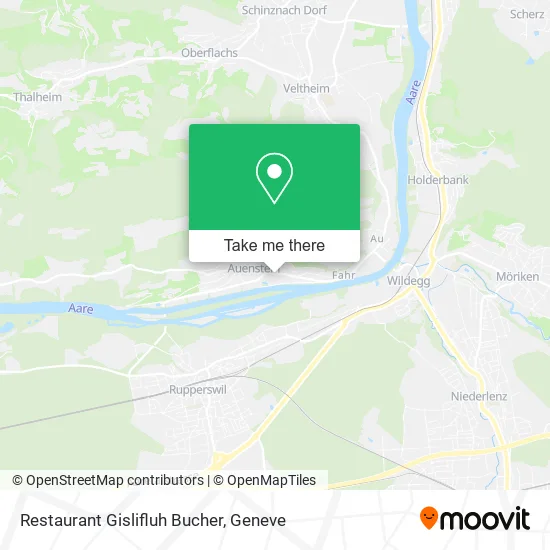 Restaurant Gislifluh Bucher map