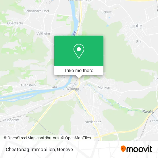 Chestonag Immobilien map