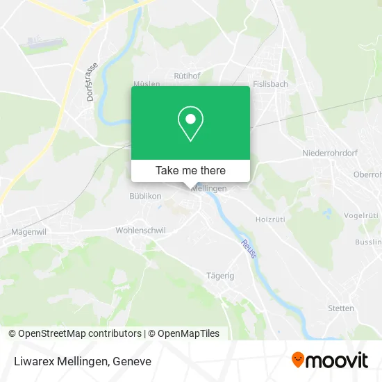 Liwarex Mellingen map