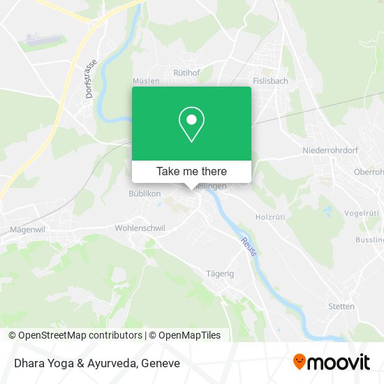 Dhara Yoga & Ayurveda map