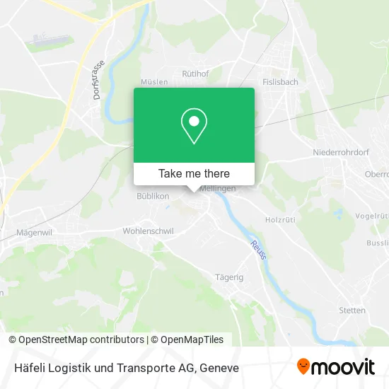 Häfeli Logistik und Transporte AG map
