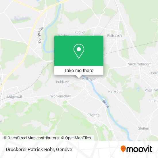 Druckerei Patrick Rohr map